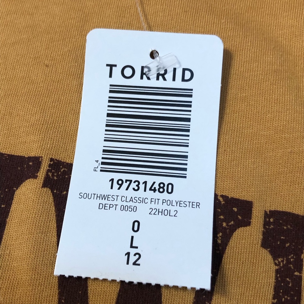 Torrid Southwest Classic Fit Jersey Crew Short Sleeve Tee - Picture 4 of 7